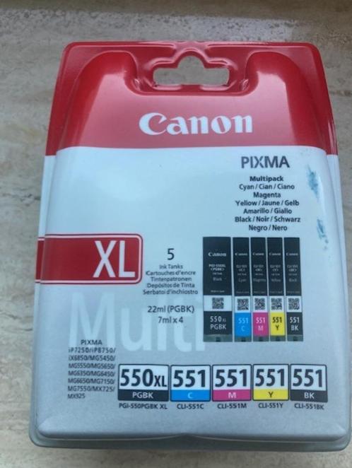 Te Koop : Canon 550XL / 551 cartridges, Computers en Software, Printerbenodigdheden, Nieuw, Cartridge, Ophalen of Verzenden
