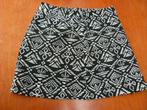 Kort zwart wit rokje maat S 36 Pull & Bear, Overige kleuren, Ophalen of Verzenden, Zo goed als nieuw, Boven de knie