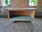 Goede stevige houten mobiele werkbank met veel bergruimte, Ophalen, Gebruikt, 170 cm of meer