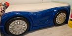 Autobed blauw 120x200, Kinderen en Baby's, Kinderkamer | Bedden, Ophalen, 70 tot 85 cm, Zo goed als nieuw, Matras