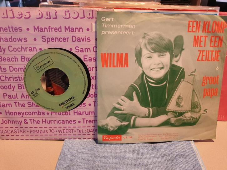 Wilma - Een klomp met een zeiltje, 2 aanwezig (a4), Cd's en Dvd's, Vinyl Singles, Ophalen of Verzenden