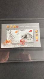 Malta blok 43 joint issue post fris/1556, Ophalen of Verzenden, Malta
