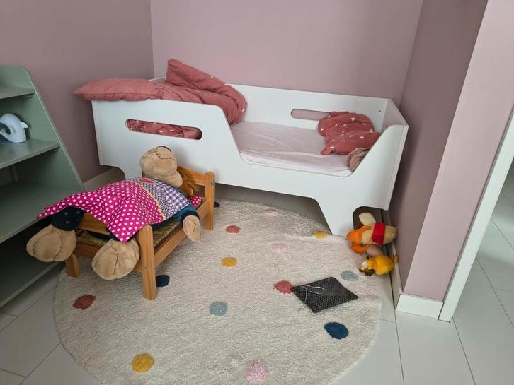 Peuterbed Petite Amélie 140x70, Kinderen en Baby's, Kinderkamer | Bedden, Gebruikt, 140 tot 160 cm, 70 tot 85 cm, Lattenbodem