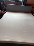 Grijze boxspring te koop!, Ophalen, Gebruikt, Tweepersoons, 180 cm