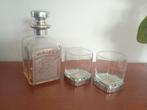 Whiskykaraf met  2 bijpassende whiskyglazen, Ophalen of Verzenden
