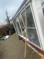 Grijze Grenen Plakplint - 240cm, Doe-het-zelf en Verbouw, Hout en Planken, Ophalen, Minder dan 25 mm, Grenen, Nieuw