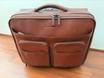 Leren Piquadro laptoptrolley/ pilotenkoffer, Ophalen, Gebruikt, 20 tot 30 cm, Bruin