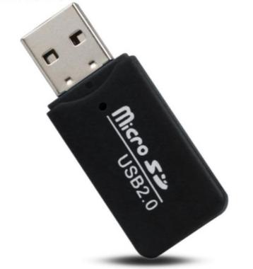 USB-A 2.0 High Speed Micro SD TF Geheugenkaartlezer Geheugen beschikbaar voor biedingen