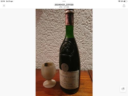 Unieke Misvormde Fles Cotes Du Rhône 1994, Verzamelen, Wijnen, Zo goed als nieuw, Rode wijn, Frankrijk, Ophalen of Verzenden