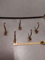 Art deco Jugendstil ? Messing ? kapstokhaken jashaak, Ophalen of Verzenden, Gebruikt, Wandkapstok, Minder dan 100 cm