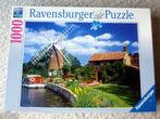 Windmolen 1000 st. - Ravensburger - compleet, Ophalen of Verzenden, 500 t/m 1500 stukjes, Gebruikt, Legpuzzel