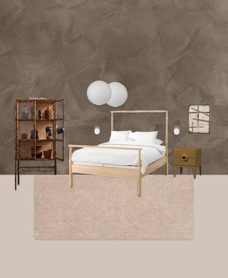 Ikea Gjöra bed 140x200 massief hout, blank hout, netjes, Huis en Inrichting, Slaapkamer | Bedden, Zo goed als nieuw, Tweepersoons