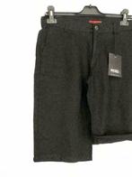 F849 Nieuw: Angels: Chino mt. 36/38=S korte linnen broek, Kleding | Dames, Kort, Zwart, Nieuw, Ophalen of Verzenden