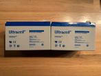 Ultracell UL12-12 12V accu, twee stuks, zo goed als nieuw, Ophalen of Verzenden, Nieuw