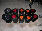 Ziva Rubberen Vaste Dumbells 2x16kg ,2x28kg,2x34kg,2x40kg, Sport en Fitness, Fitnessmaterialen, Ophalen, Gebruikt, Dumbbell