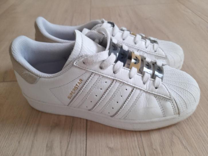 Adidas Originals Superstar, Kleding | Dames, Schoenen, Gedragen, Sneakers of Gympen, Wit, Verzenden