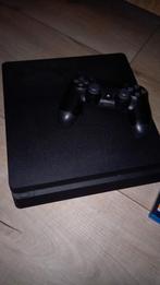 PS4 slim incl. 1 controller en games, Ophalen, Zo goed als nieuw, Met 1 controller, Slim
