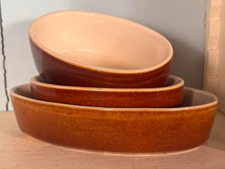 Ovenschaaltjes uit Frankrijk - 1 persoons, Antiek en Kunst, Curiosa en Brocante, Ophalen of Verzenden