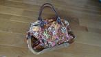 Weekend/schoudertas van PIP Studios bruin/rose gebloemd, Sieraden, Tassen en Uiterlijk, Tassen | Reistassen en Weekendtassen, 40 tot 60 cm