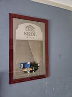 Skol bier Spiegel, Verzamelen, Ophalen of Verzenden, Gebruikt, Reclamebord, Plaat of Schild, Overige merken