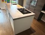 Keuken met kookeiland, Huis en Inrichting, Keuken | Complete keukens, Ophalen, Gebruikt, Overige materialen, Wit