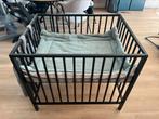 Box, slanke spijlen, boxkleden, Kinderen en Baby's, Ophalen, Gebruikt, Rechthoekig, In hoogte verstelbaar