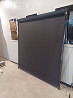 screens antraciet Bediening dmv slingerstang, Tuin en Terras, Zonneschermen, Ophalen, Zo goed als nieuw, Screen