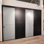Schuifdeuren, Huis en Inrichting, Kasten | Kledingkasten, Ophalen, Gebruikt, 200 cm of meer, Klassiek
