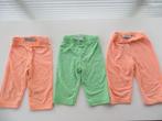 Zomer Broek Gestreept Oranje Wit Groen Wit 3 Stuks Maat 98, Jongen of Meisje, Ophalen of Verzenden, Broek, New Basic Style