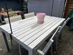 Ikea tuinset met vier stoelen, Ophalen, Zo goed als nieuw, Tuinset, Eettafel