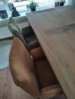 Houten eettafel, Huis en Inrichting, Tafels | Eettafels, Ophalen, Gebruikt, 50 tot 100 cm, 150 tot 200 cm