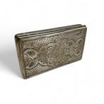 Zilveren tabaksdoos, Willem Jansz Kooiman Schoonhoven 1868, Verzamelen, Ophalen of Verzenden, Gebruikt, Tabaksdoos of Verpakking