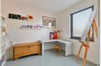Wit bureau Malm, uittrekbaar, Huis en Inrichting, Ophalen, Gebruikt, Bureau