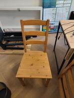 2x Ikea stoel 1 beschadigd - gratis ophalen, Ophalen, Gebruikt, Wit, Twee