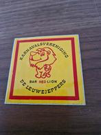 1623 Vintage Sticker Bar Red Lion, Verzamelen, Stickers, Ophalen of Verzenden, Gebruikt