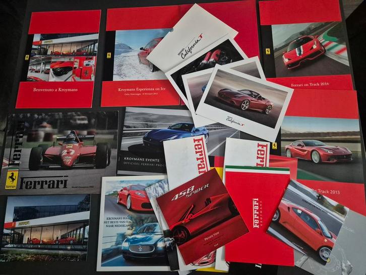20 x Ferrari / Folders / Diversen, Boeken, Auto's | Folders en Tijdschriften, Zo goed als nieuw, Ferrari, Ophalen of Verzenden