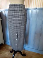 stijlvolle zwart wit geruite rok van Mondi - deels wol, Maat 38/40 (M), Mondi, Zwart, Ophalen of Verzenden