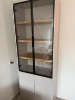 Wandkast Virgil zandkleur met verlichting, Huis en Inrichting, Ophalen, Overige materialen, 200 cm of meer, Nieuw