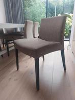 6 eetkamerstoelen en hocker, Troubadour, Ophalen, Gebruikt, Overige kleuren, Stof