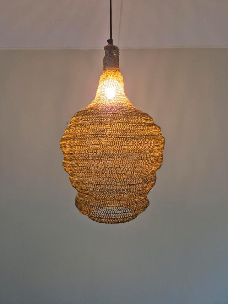 zgan MOOS Indigo Hanglamp Ø 37 cm, Huis en Inrichting, Lampen | Hanglampen, Zo goed als nieuw, Minder dan 50 cm, Metaal, Ophalen of Verzenden