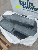 62 stuks lineablokken antraciet getrommeld 15x15x60, Ophalen, Nieuw, Beton, Minder dan 100 cm