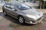 Peugeot 407 SW 2.0-16V ST Pack Business half leer,panorama d, Auto's, Voorwielaandrijving, Zwart, 4 cilinders, Leder en Stof