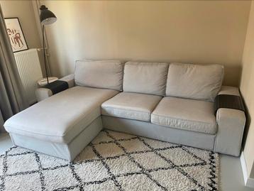 Hoekbank IKEA kivik lichtgrijs - afbeelding 4