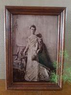 Antieke tegel inhuldiging koningin Wilhelmina 1897, Ophalen of Verzenden