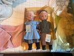 Vintage Schildkröt Poppen Inge & Hans - Duitsland, Verzamelen, Poppen, Ophalen, Gebruikt, Pop