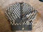 Inti wollen wol vest grijs creme baby alpaca xs s, Kleding | Dames, Truien en Vesten, Inti, Ophalen of Verzenden, Maat 34 (XS) of kleiner