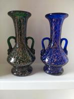 Groen + blauwe  Joska design vaasjes, 14 cm €15.- per stuk, Huis en Inrichting, Woonaccessoires | Vazen, Gebruikt, Ophalen of Verzenden