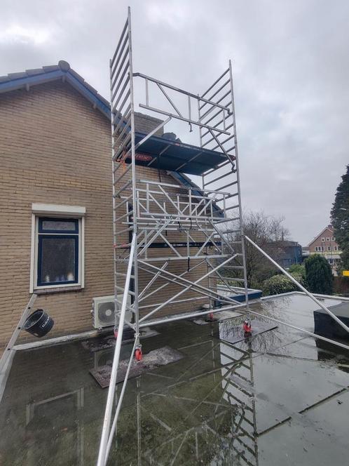 altrex rolsteiger 135 x 245 rs tower, Doe-het-zelf en Verbouw, Steigers, Gebruikt, Rolsteiger of Kamersteiger, 5 meter of hoger