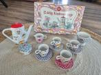 ZGAN Douwe Egberts Kinderservies – 12-delig, Ophalen of Verzenden, Zo goed als nieuw, Overige materialen, Speelkeuken-accessoire