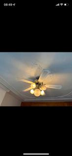 Plafond Ventilator met licht, Ophalen of Verzenden, Zo goed als nieuw